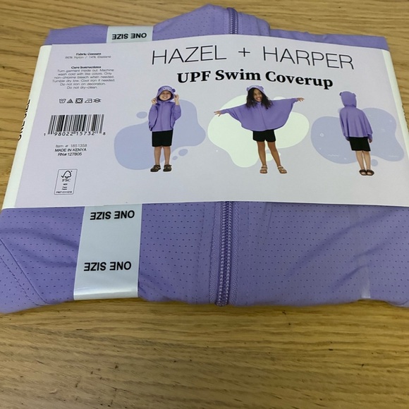 🆕Hazel + Harper UPF Swim Coverup OS 2T-4T🆕 - Picture 3 of 9